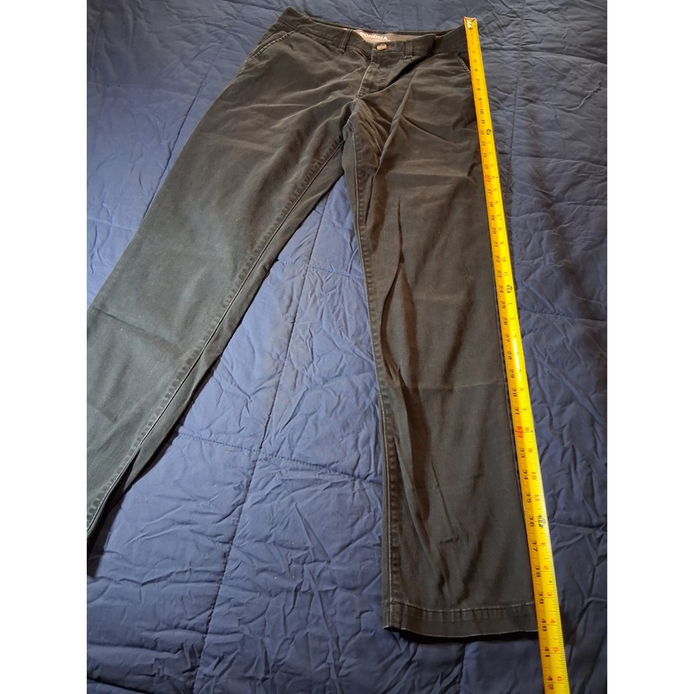 Sonoma Goods For Life Flexwear Straight Leg Pants Mens 30x32 Dark Grey Chinos